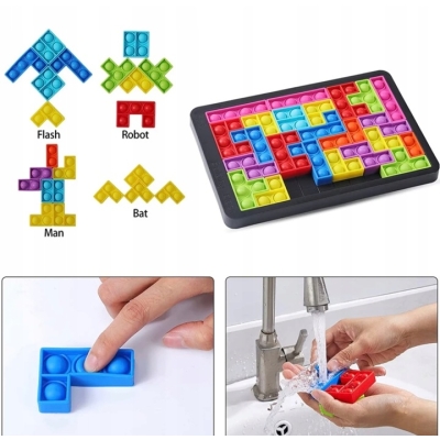 TETRIS GRA DLA DZIECI DZIECKA LOGICZNA KLOCKI GRY
